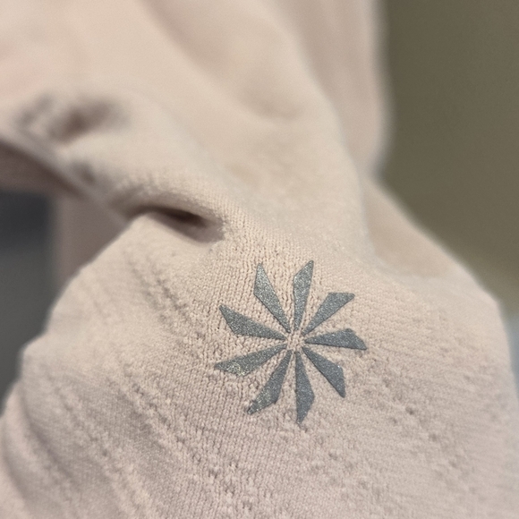 Athleta Speedlight Cinched Racerback Tank- In A Pale Pink - Picture 5 of 11